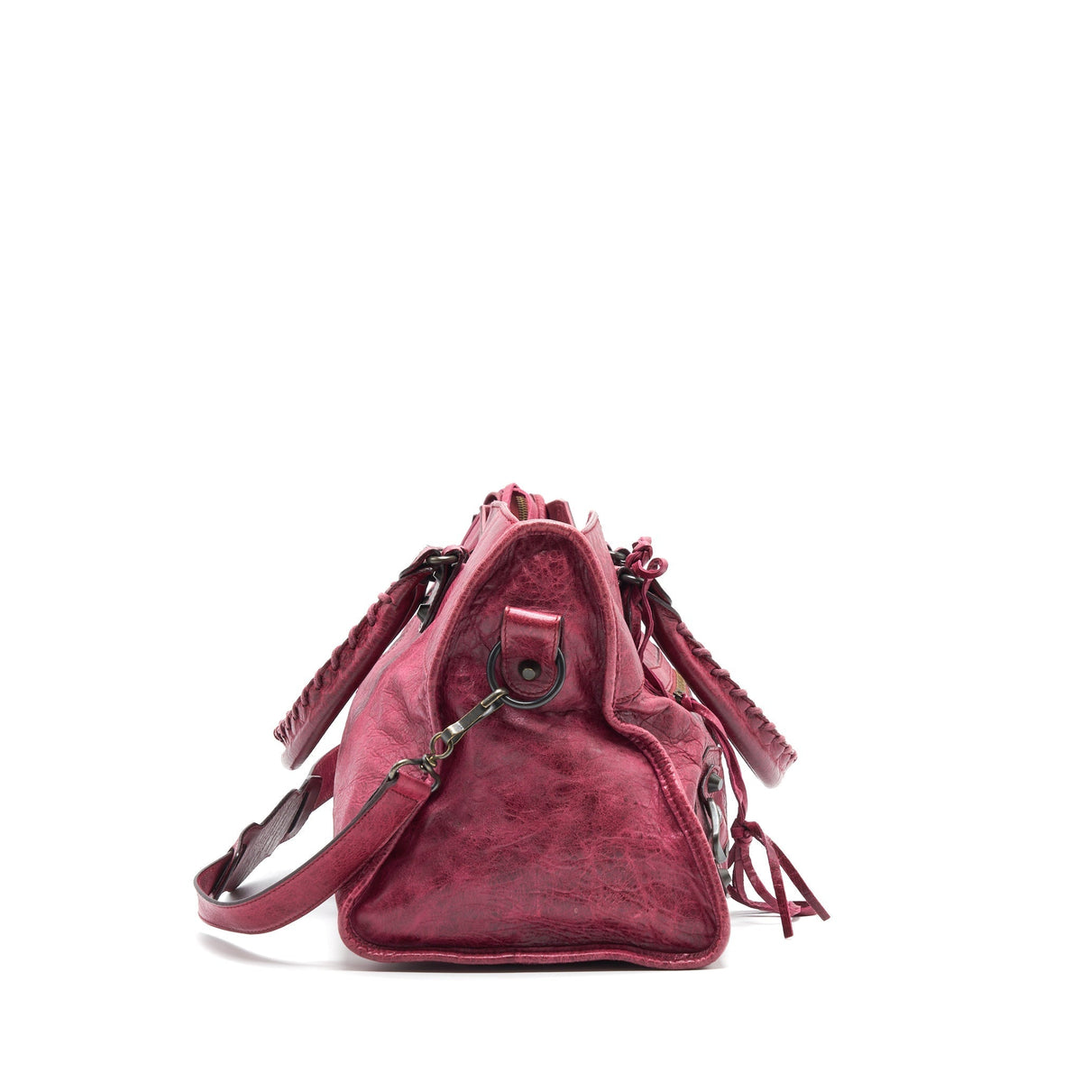 Luxar756 elegant leather Handbag flat lay view
