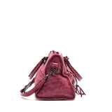 Luxar756 elegant leather Handbag flat lay view