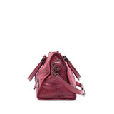 Luxar756 elegant leather Handbag angled view