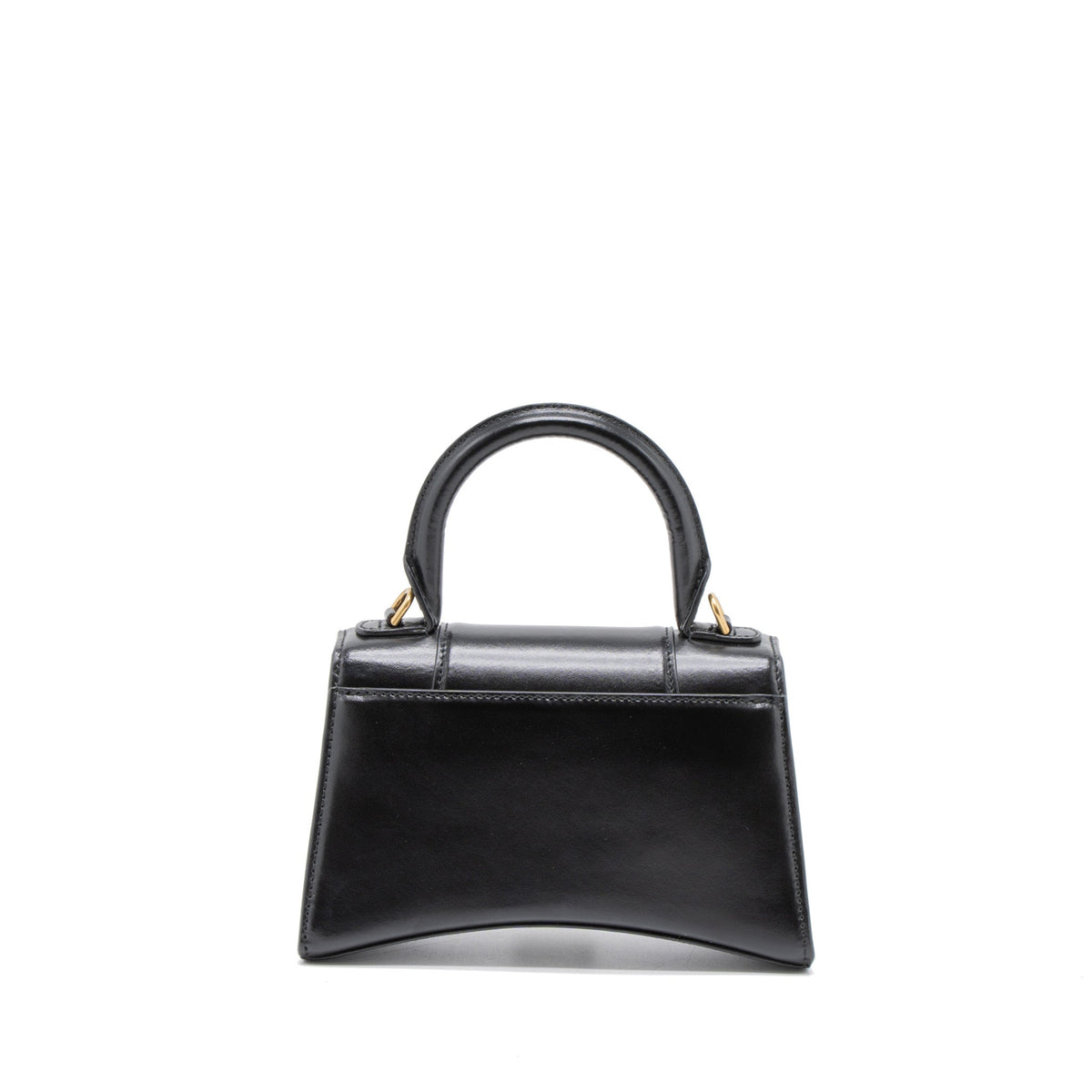 Balenciaga Hourglass XS Calfskin Black GHW | Designer Top Handle Bag