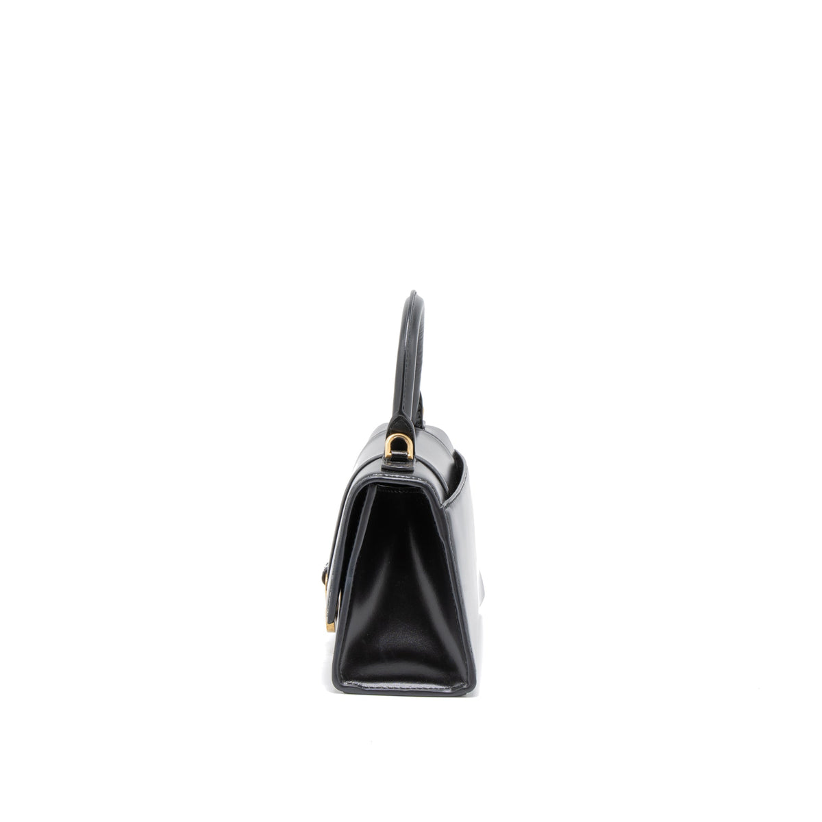 Balenciaga Hourglass XS Calfskin Black GHW | Designer Top Handle Bag