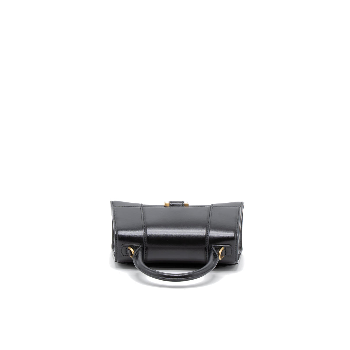 Balenciaga Hourglass XS Calfskin Black GHW | Designer Top Handle Bag