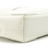Side view of Balenciaga handbag White premium designer bag