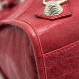 Luxar757 elegant leather Handbag angled view