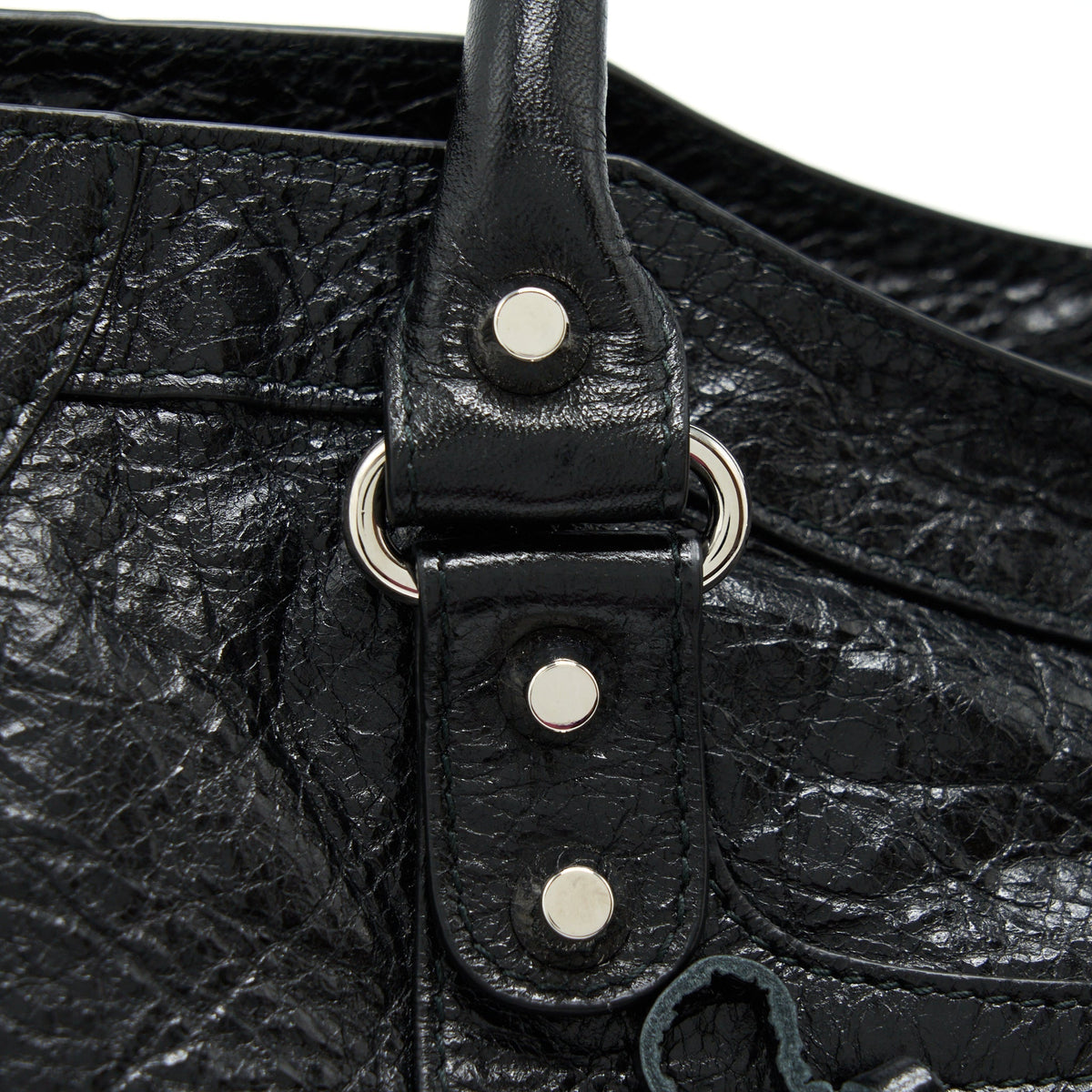 Balenciaga Classic City Bag Black SHW — Designer Leather Handbag
