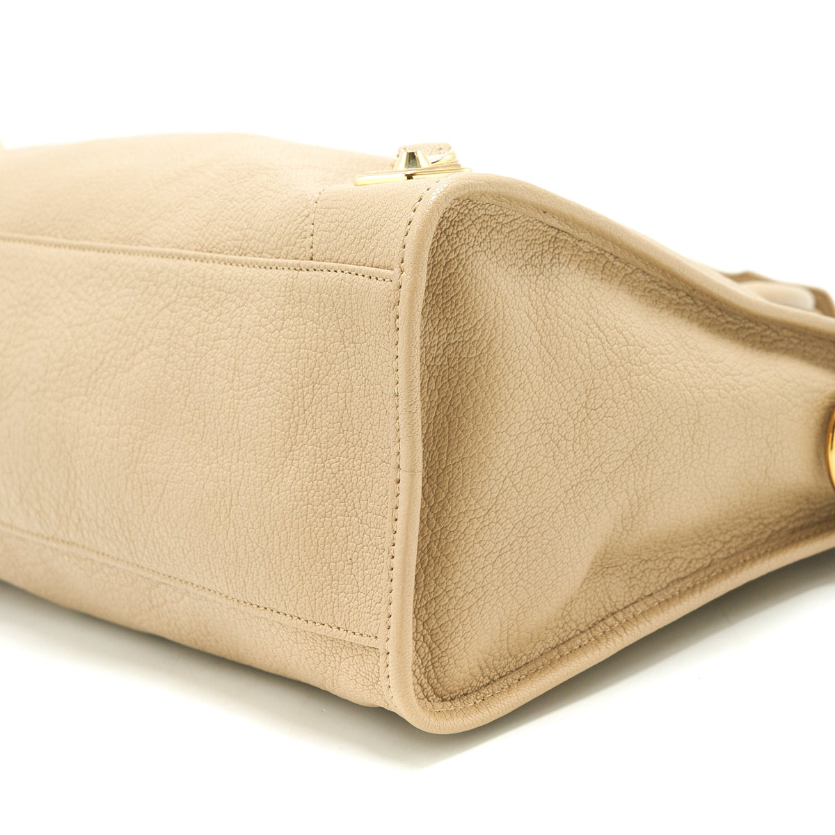 Balenciaga Medium Metallic edge City Bag beige LGHW — Designer Leather Handbag