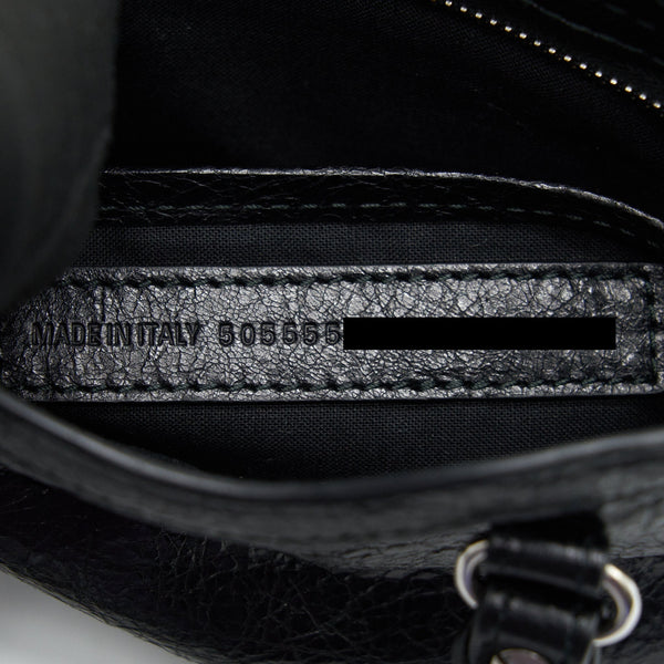 Balenciaga Nano City Bag Black SHW — Designer Leather Handbag