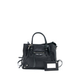 Balenciaga women's handbag Black luxury designer leather