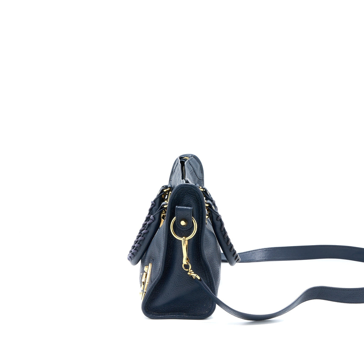 Luxar629 elegant leather Handbag back view