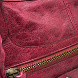 Luxar756 elegant leather Handbag back view