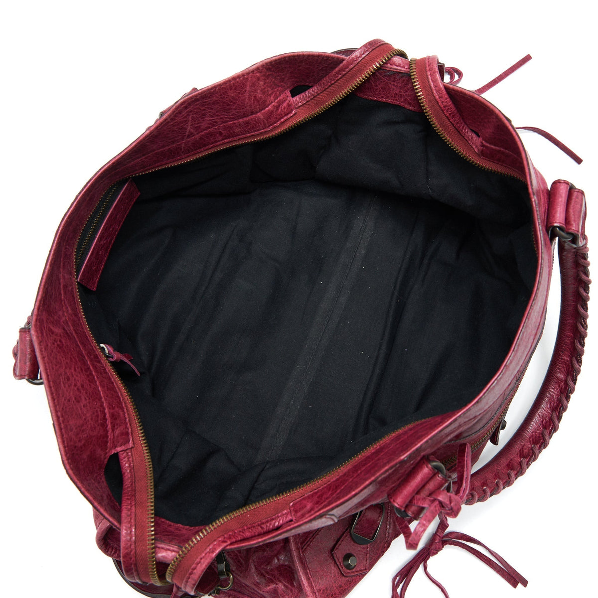 Luxar756 elegant leather Handbag top view