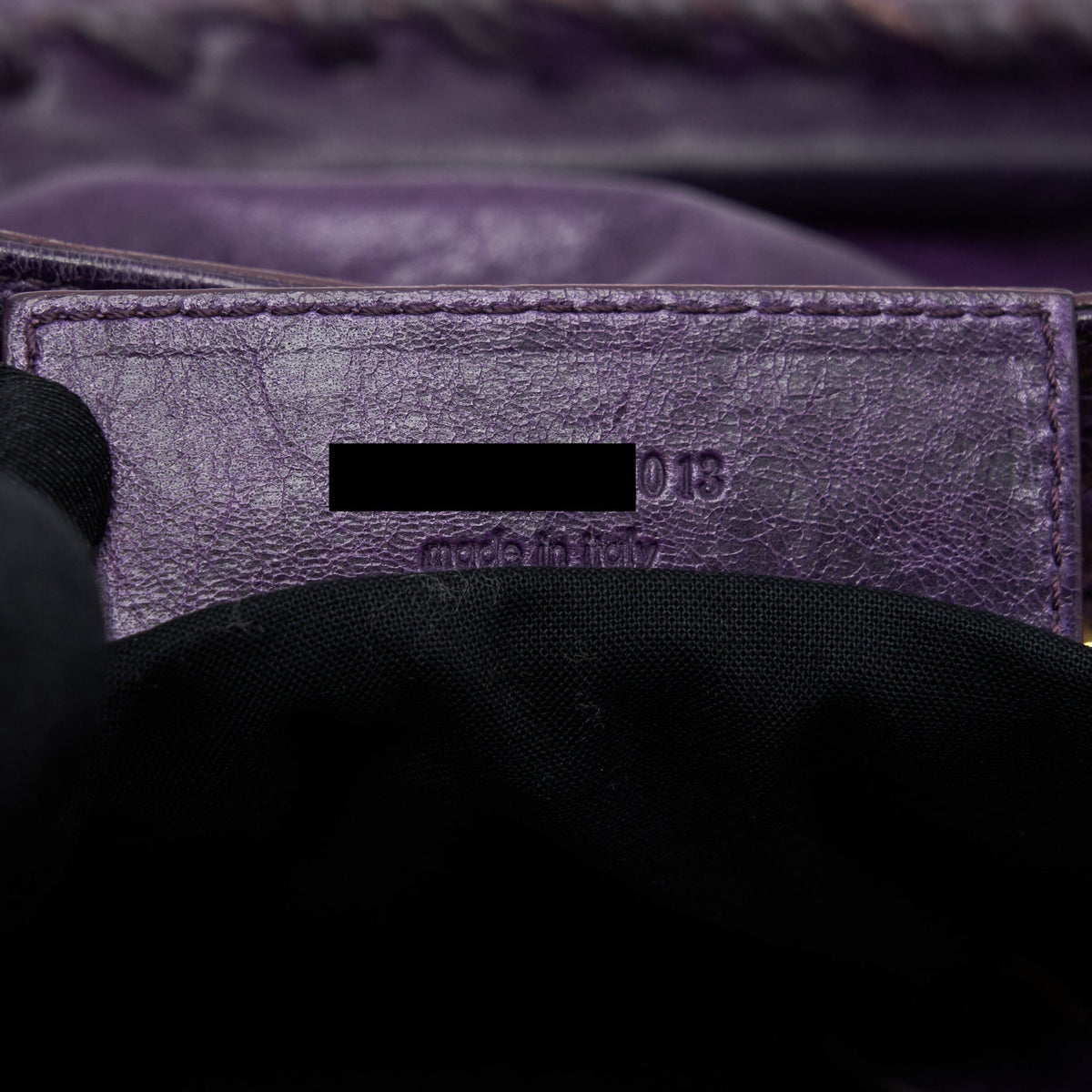Balenciaga Giant City Bag Purple GHW — Designer Leather Handbag