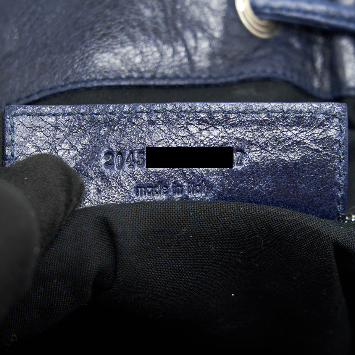 Authentic Balenciaga handbag Navy luxury fashion accessory