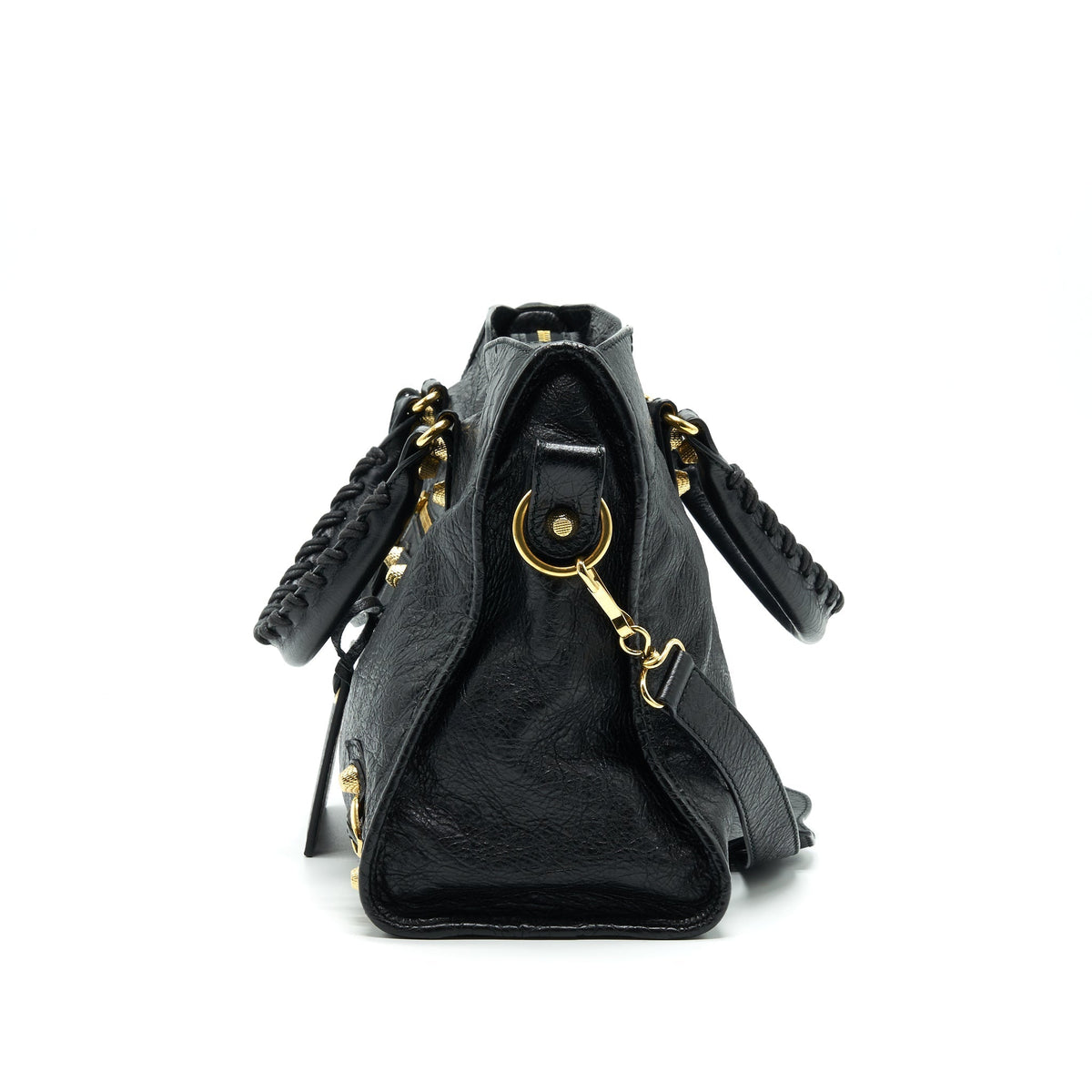 Luxar727 elegant leather Handbag flat lay view