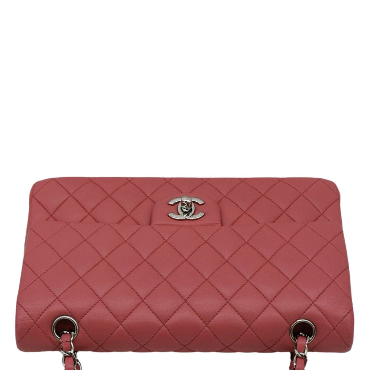 Chanel Bags Chanel Classic Double Flap Medium Quilted Leather Shoulder Bag Salmon Pink Elegant Everyday Designer Handbag