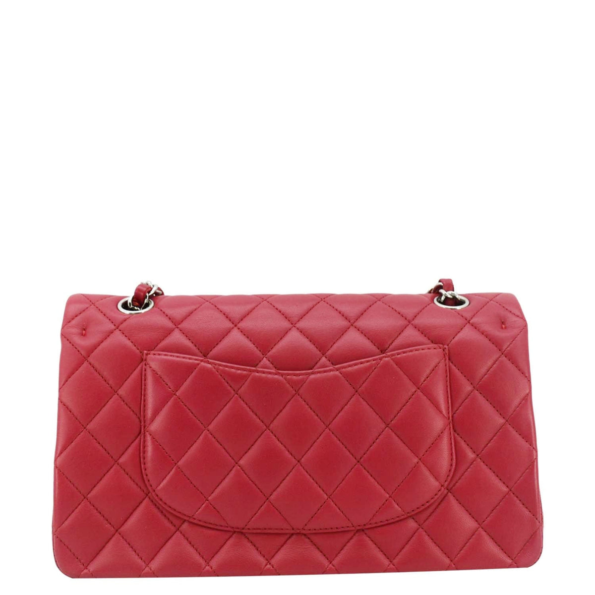 Chanel Bags Chanel Classic Double Flap Medium Quilted Leather Shoulder Bag Fuchsia Pink Luxury Designer Leather Handbag