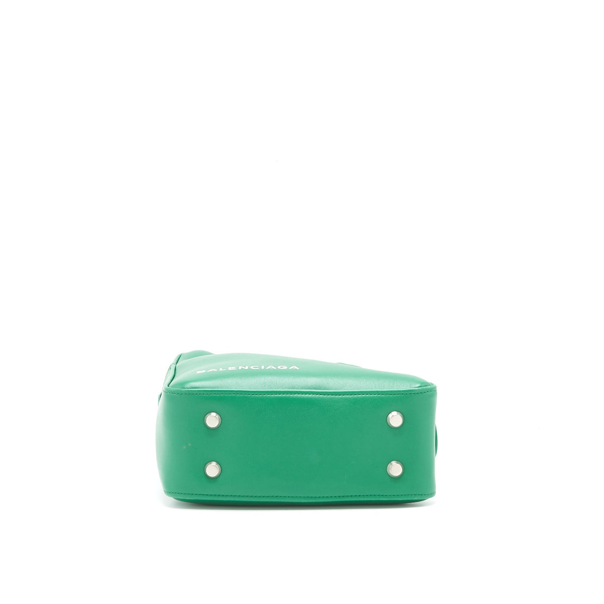 Side view of Balenciaga handbag Green premium designer bag