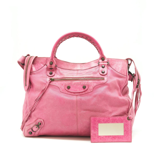 Balenciaga Large Tote Bag Pink — Premium Leather Tote