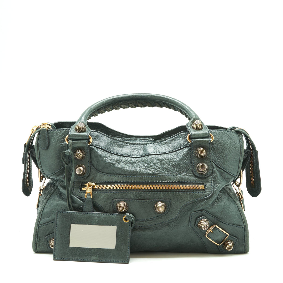 Balenciaga women's handbag Grey luxury designer leather