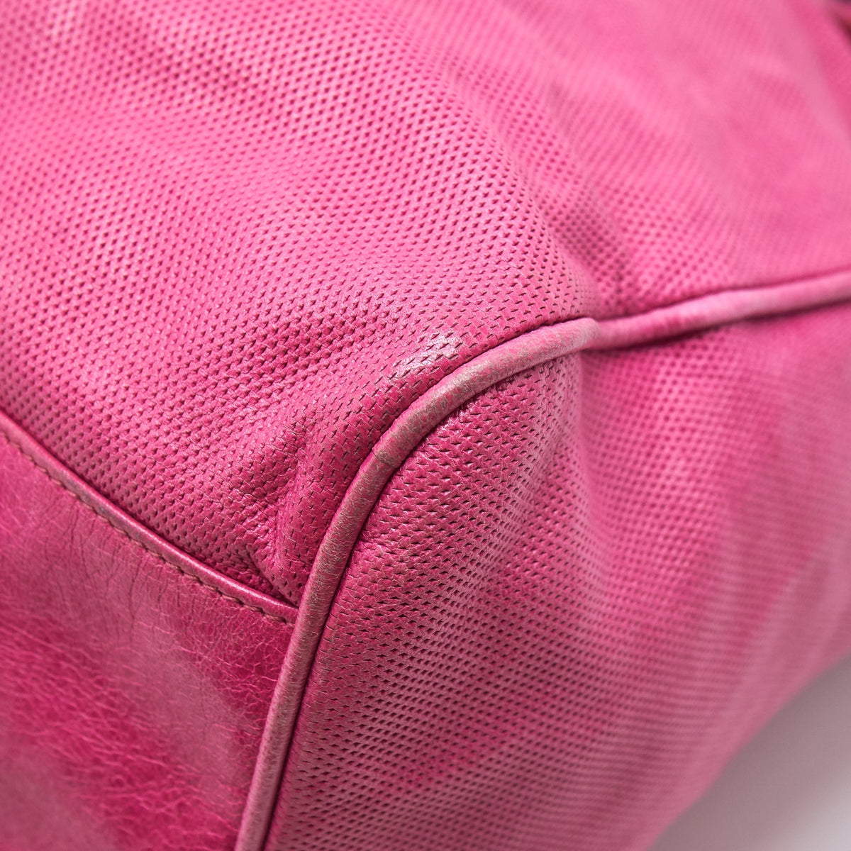 Balenciaga Large Tote Bag Pink — Premium Leather Tote