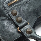 Luxar610 elegant leather Handbag back view