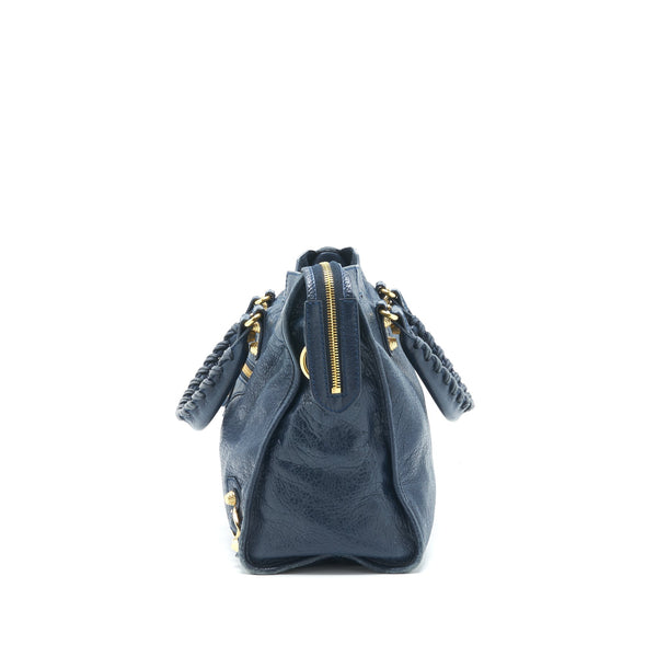 Balenciaga classic city bag Navy GHW — Designer Leather Handbag