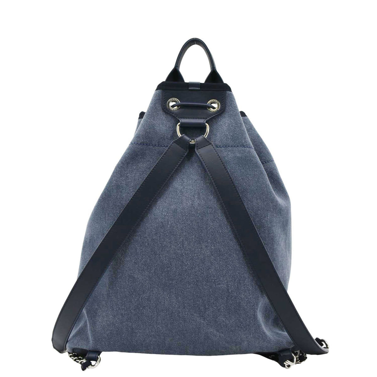 Chanel Bags Chanel Deauville Large Denim Backpack Blue Premium Designer Shoulder Bag