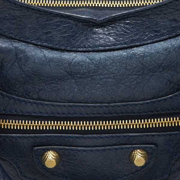 Balenciaga classic city bag Navy GHW — Designer Leather Handbag