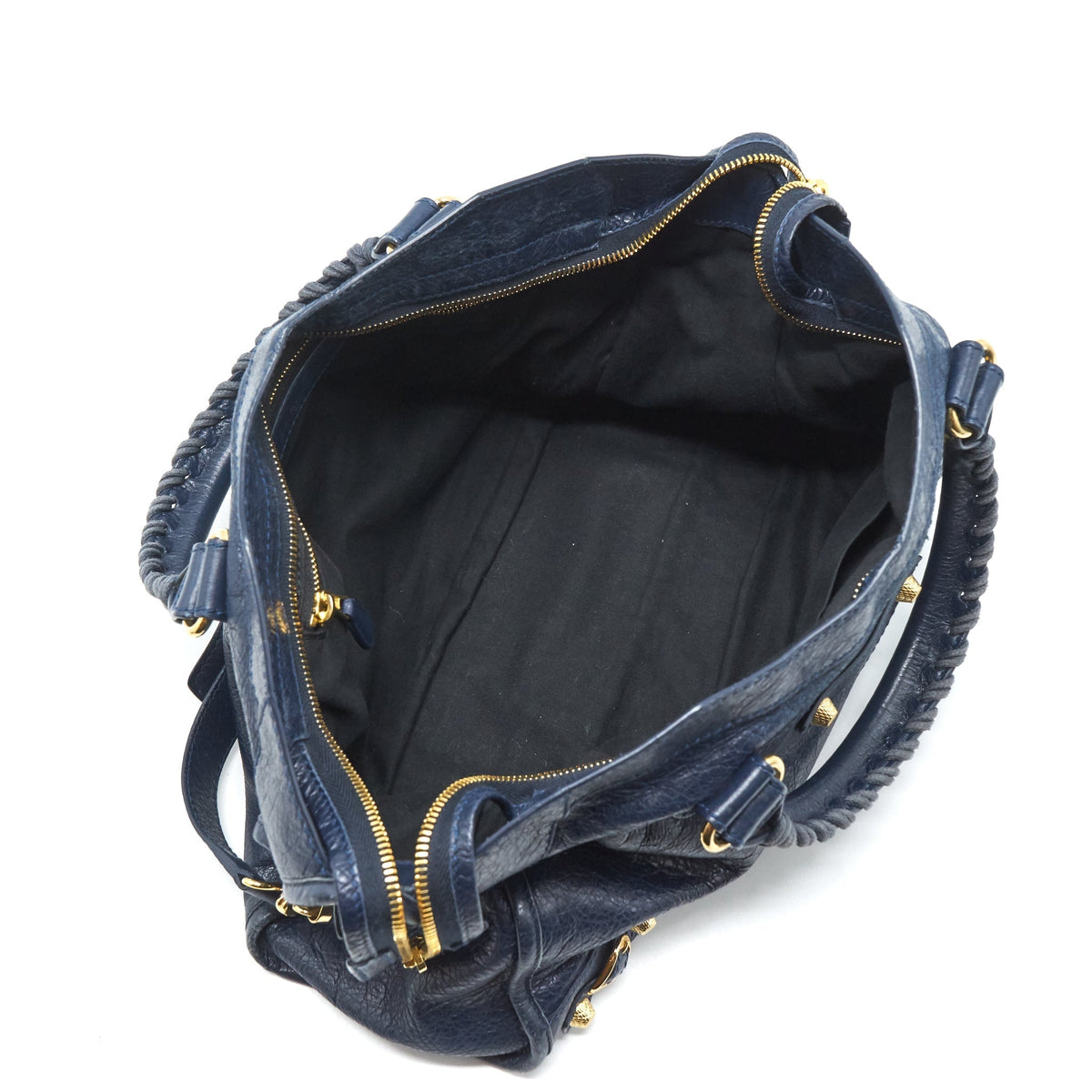 Balenciaga classic city bag Navy GHW — Designer Leather Handbag