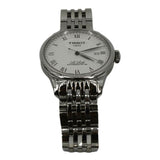 Lifestyle view of Tissot unisex silver watch