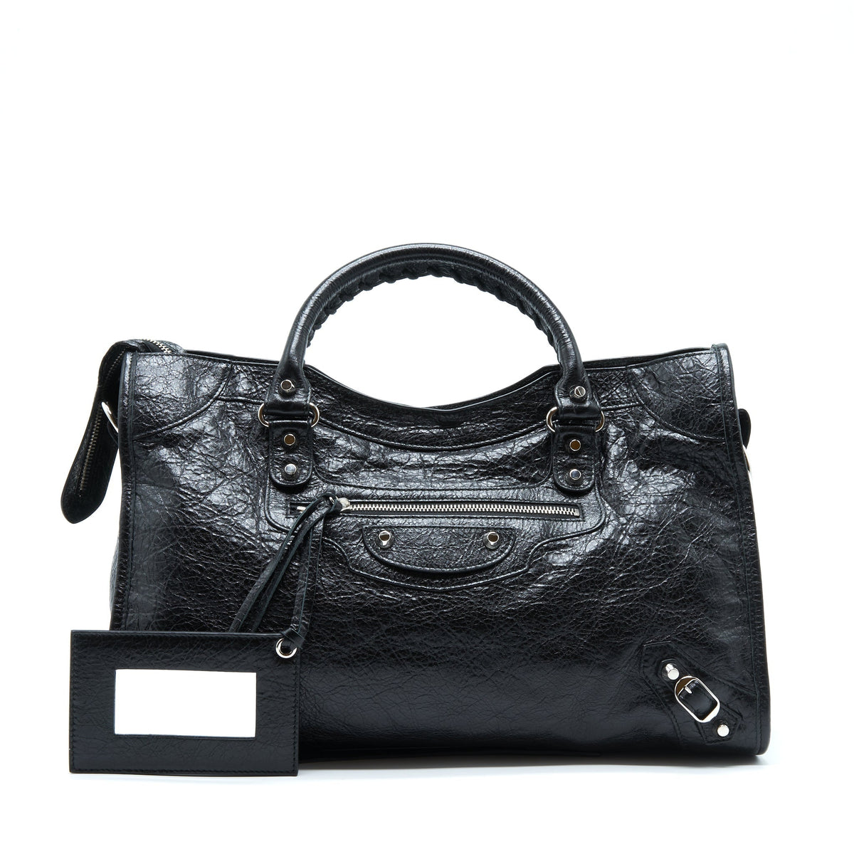 Balenciaga Classic City Bag Black SHW — Designer Leather Handbag