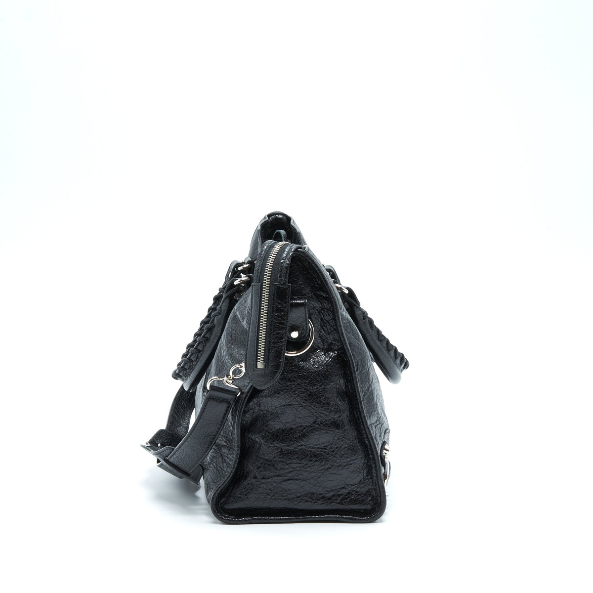 Balenciaga Classic City Bag Black SHW — Designer Leather Handbag