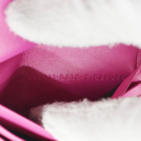 Balenciaga Neo Classic Mini Leather Wallet Pink — Luxury Leather Wallet