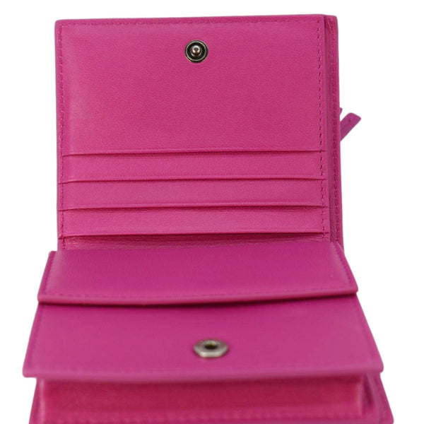 Balenciaga Neo Classic Mini Leather Wallet Pink — Luxury Leather Wallet