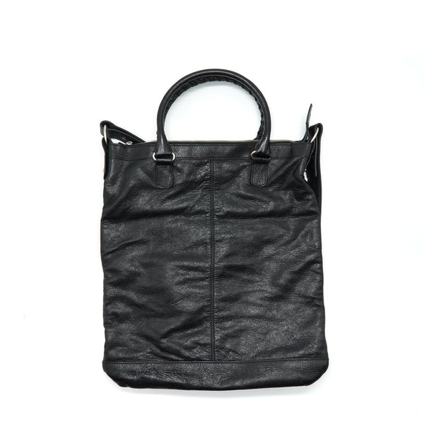 Balenciaga Top Handle Vertical Tote Bag Black SHW — Premium Leather Tote