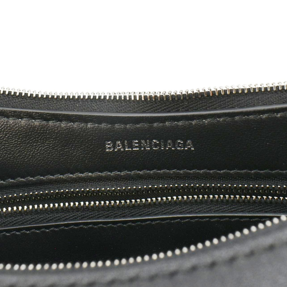Balenciaga Mary Kate Leather Shoulder Bag Black — Designer Shoulder Bag