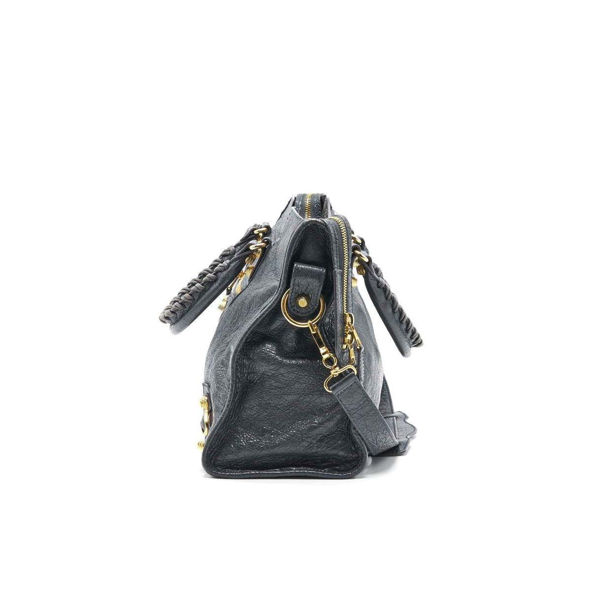 Balenciaga women's handbag Grey luxury designer leather