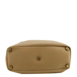 Side view of Chloe crossbody bag Brown premium designer bag