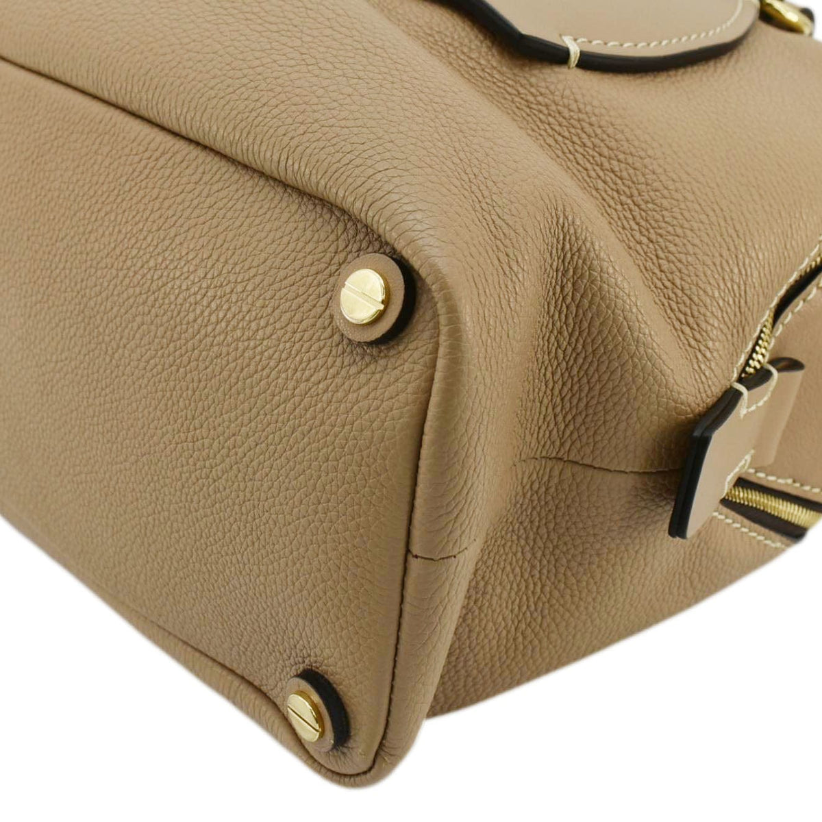Chloe authentic luxury crossbody bag Brown leather craftsmanship