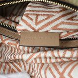 Orymoria elegant leather Crossbody Bag flat lay view