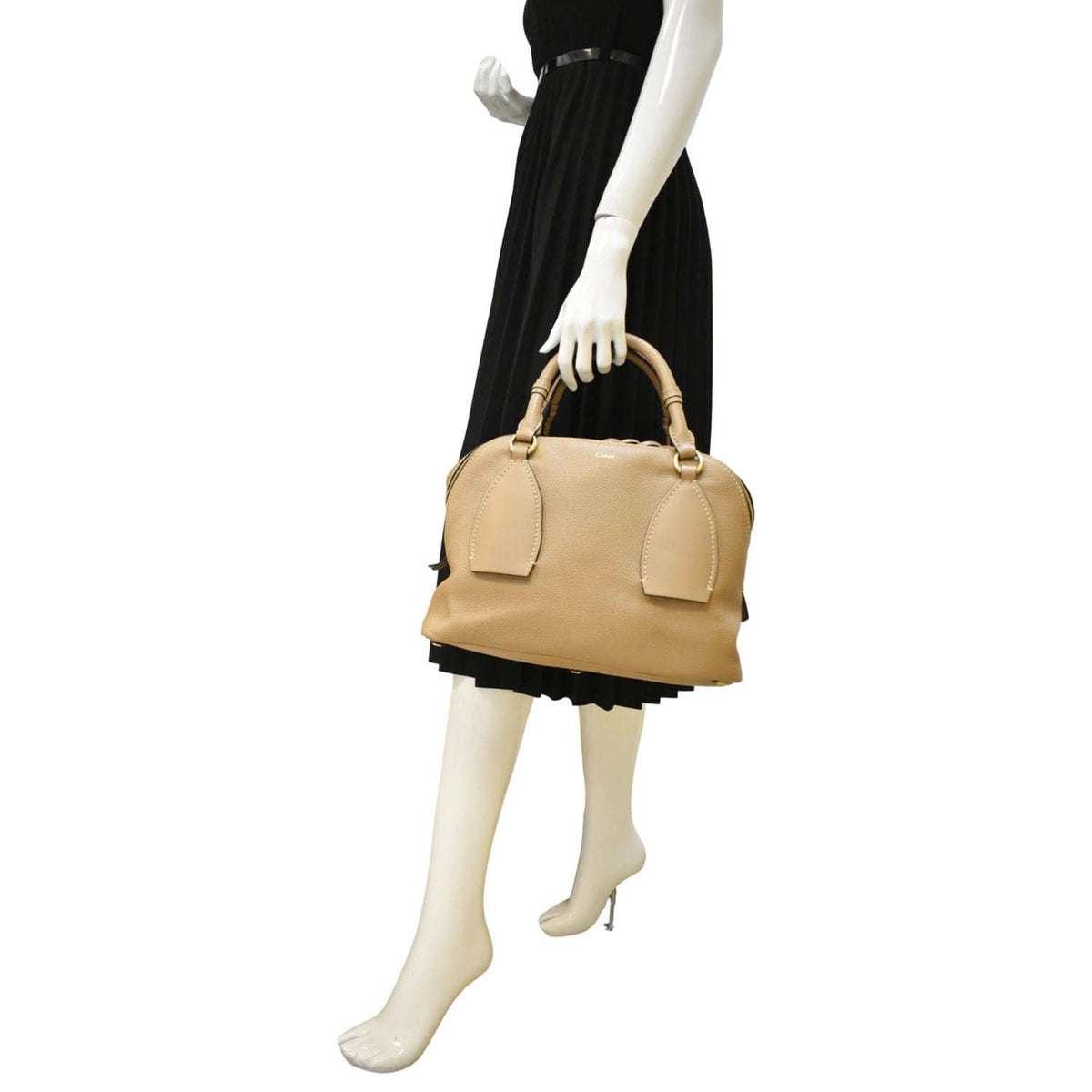 Orymoria elegant leather Crossbody Bag angled view