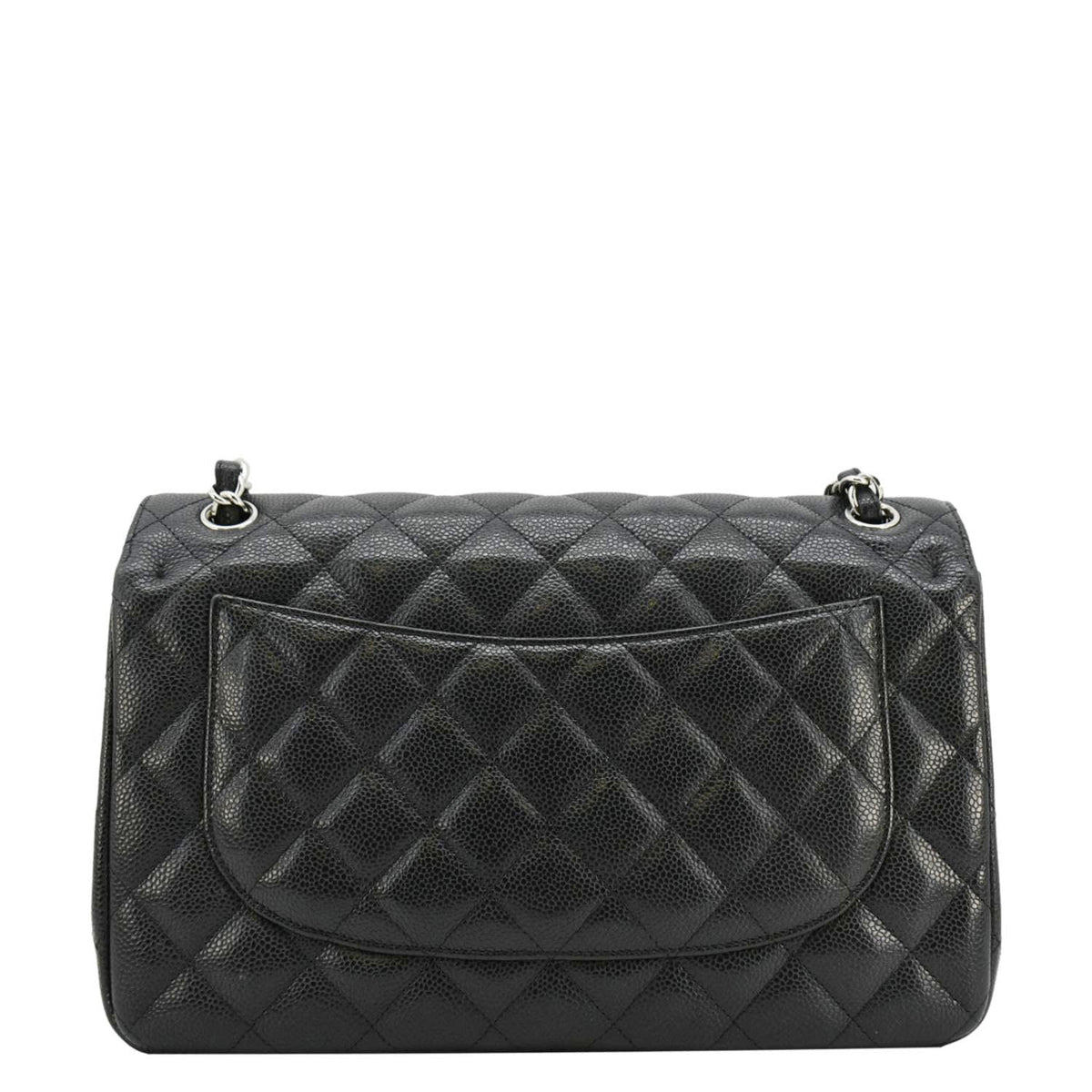 Chanel Bags Chanel Classic Jumbo Double Flap Quilted Caviar Leather Shoulder Bag Black Elegant Everyday Designer Handbag
