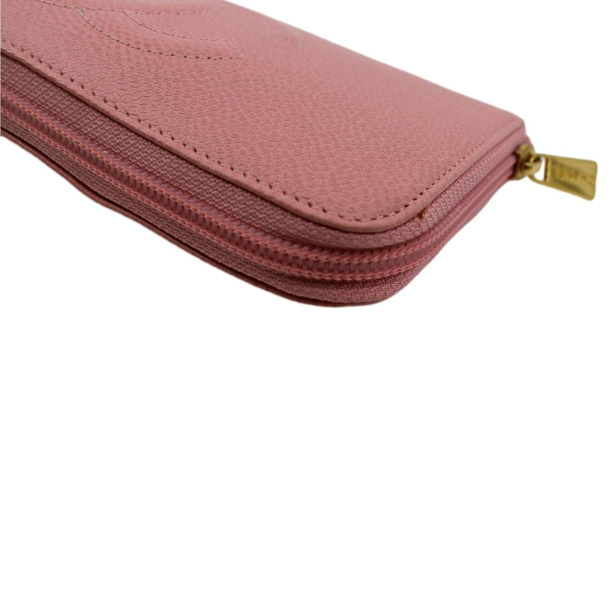 Chanel Wallets? Chanel Timeless Caviar Zip Around Wallet Pink Premium Leather Designer Wallet