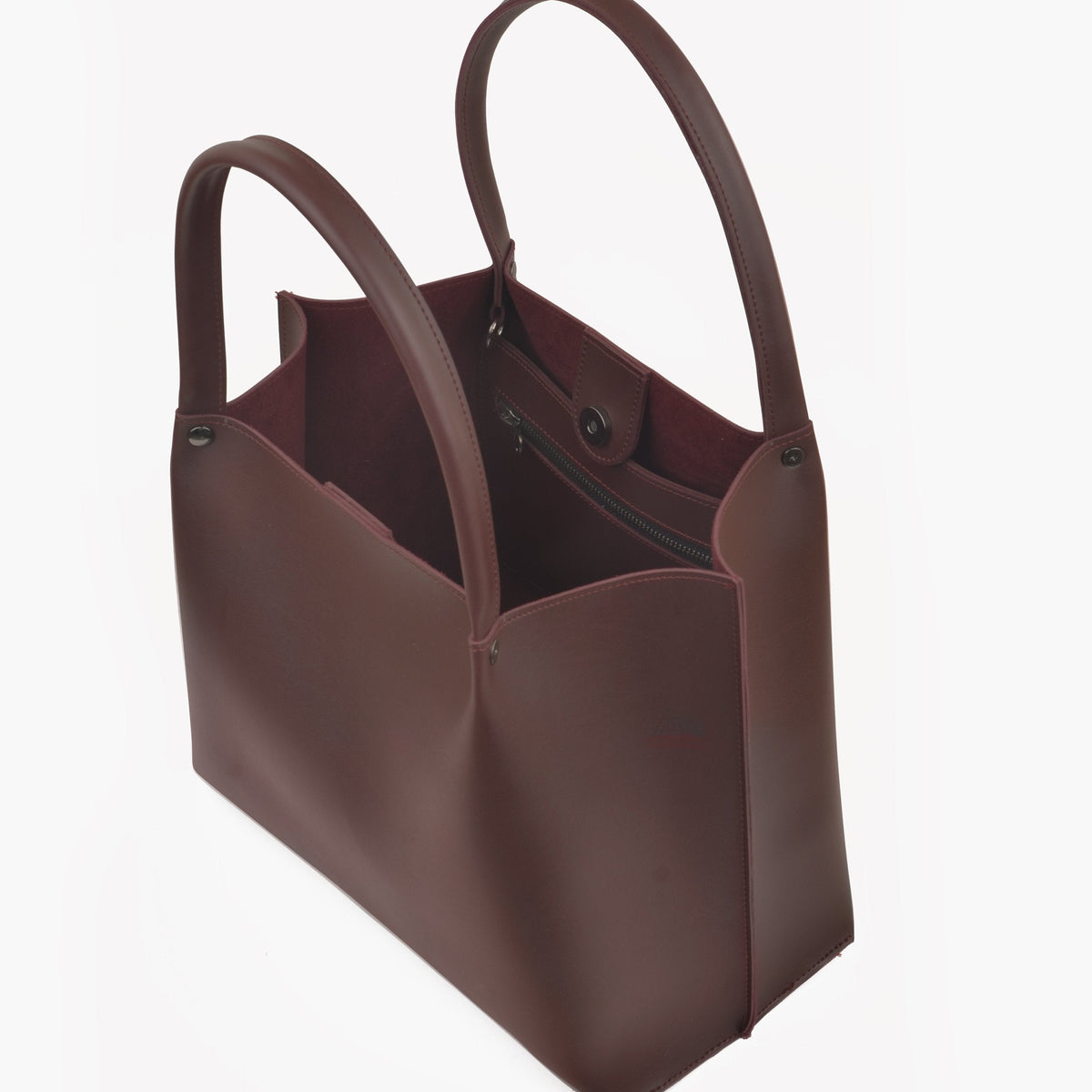Ziva's Charm shoulder bag – side angle view (one versatile size)
