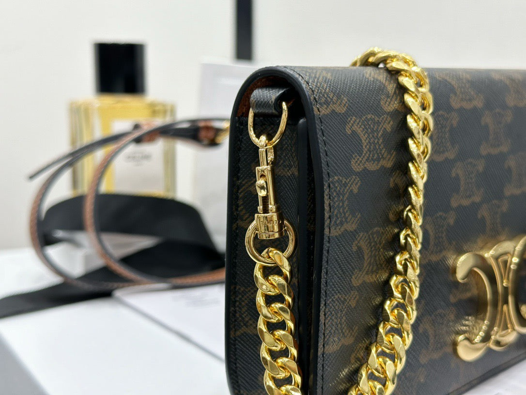 Celine Multipochette In Triomphe Canvas Bag – luxury designer cel multipochette in triomphe canvas bag at Bellvora