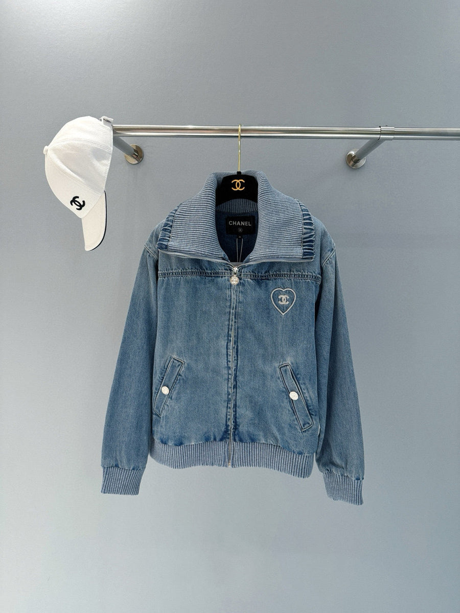 Chanel Denim Jacket – luxury designer piece at Bellvora