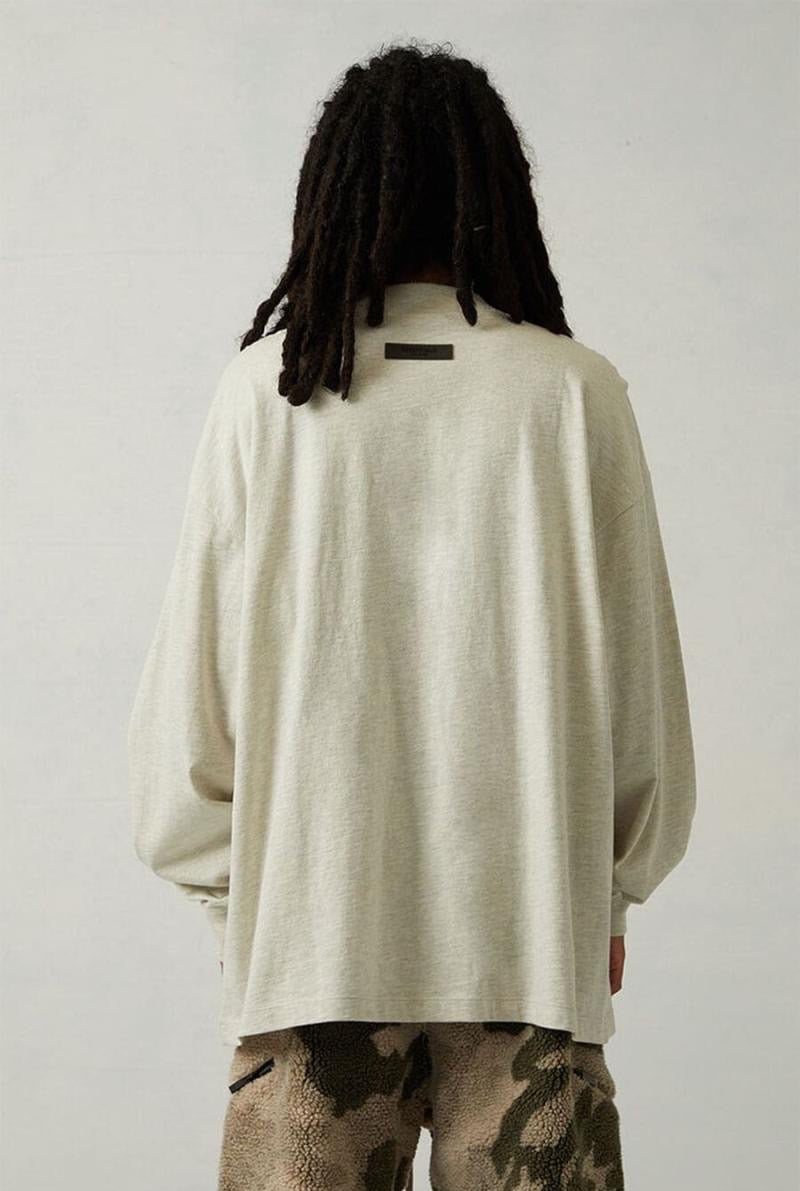 Fear of God Essentials Long T-shirt – luxury designer t-shirt at Bellvora