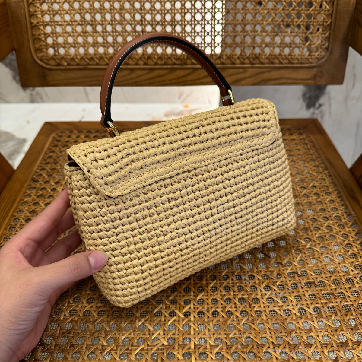 Front view of Celine Teen Nino Bag premium cel teen nino bag