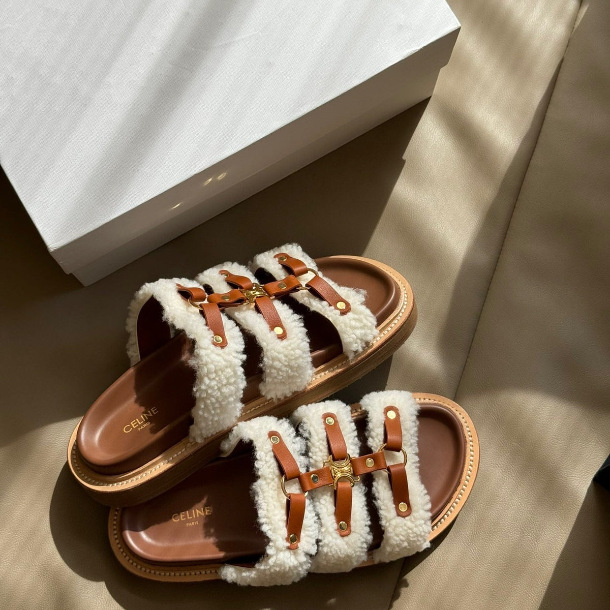 Celine Slides – luxury designer slides at Bellvora