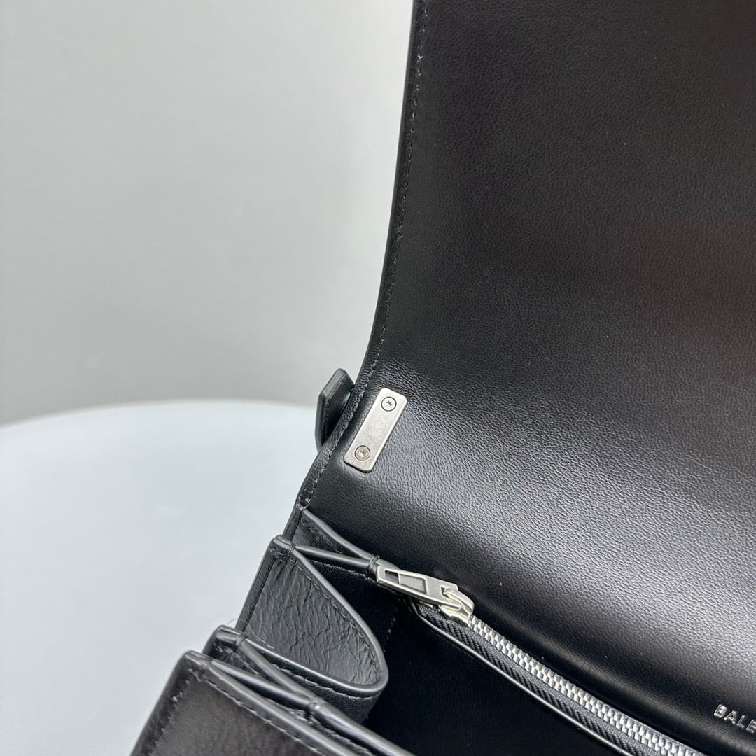 Balenciaga Crush Bag detail shot – authentic designer craftsmanship